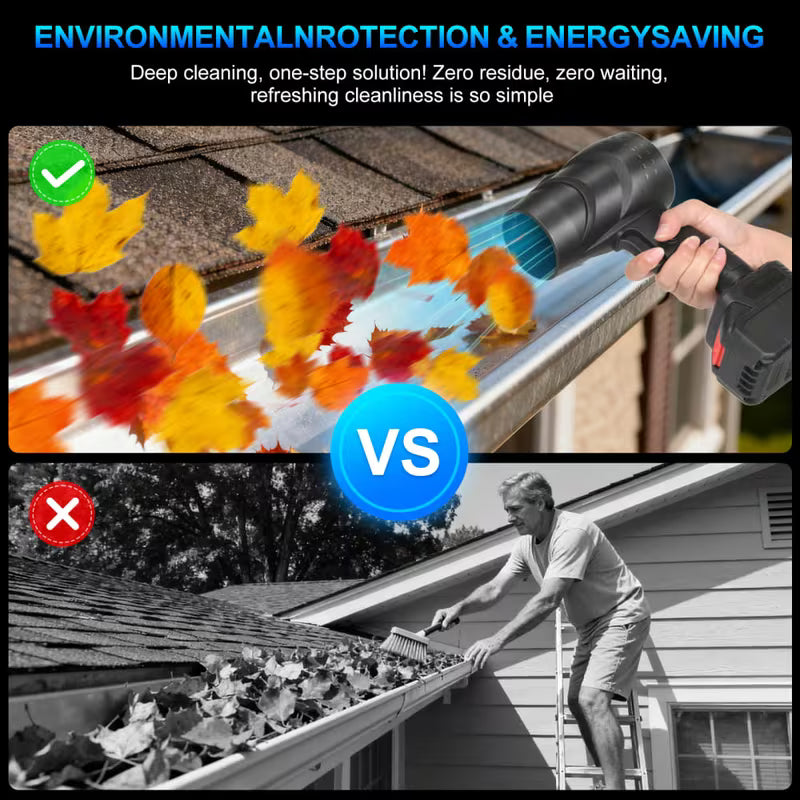 Wooba 48V Cordless Air Blower | Portable Turbo Jet with Brushless Motor