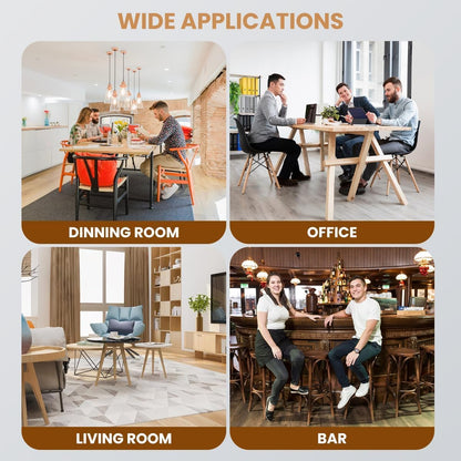 8 Pcs Silicone Chair Leg Floor Protectors with Felt Pads | Anti-Scratch, Noise-Free Furniture Caps for Hardwood Floors