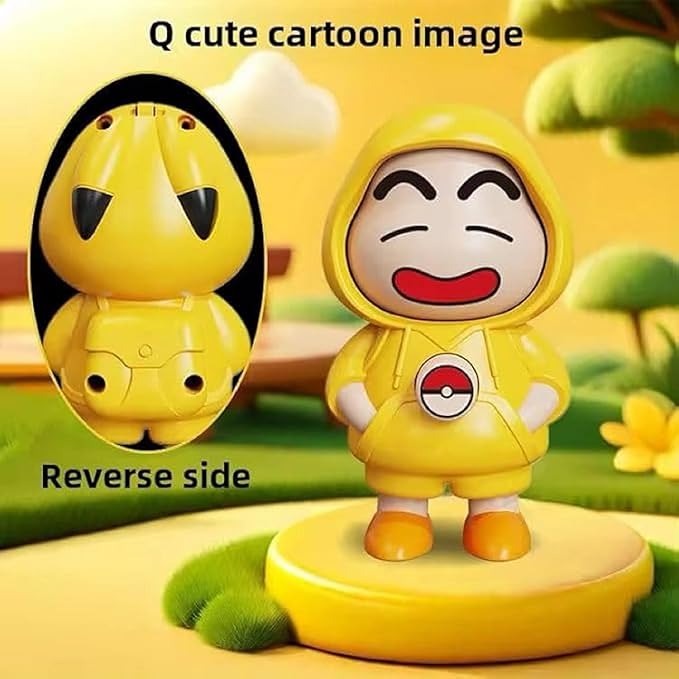 Face-Changing Shinchan Keychain – 3 Expressions Cute Cartoon Figure | Bag, Bike & Car Key Holder | Fun Gift for Kids & Adults