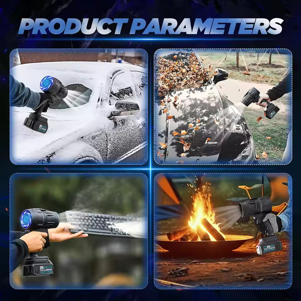 Wooba 48V Cordless Air Blower | Portable Turbo Jet with Brushless Motor