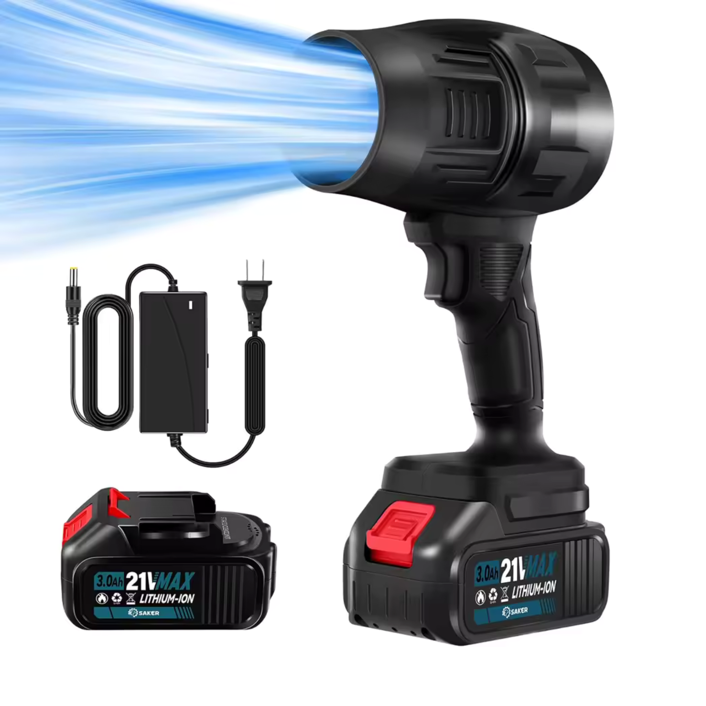 Wooba 48V Cordless Air Blower | Portable Turbo Jet with Brushless Motor